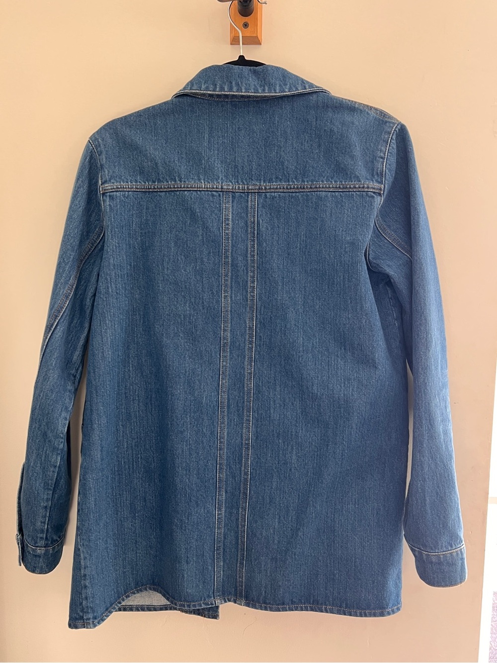 Sezane Will Chore Jacket in Denim Blue (SMALL) - Picture 3 of 6